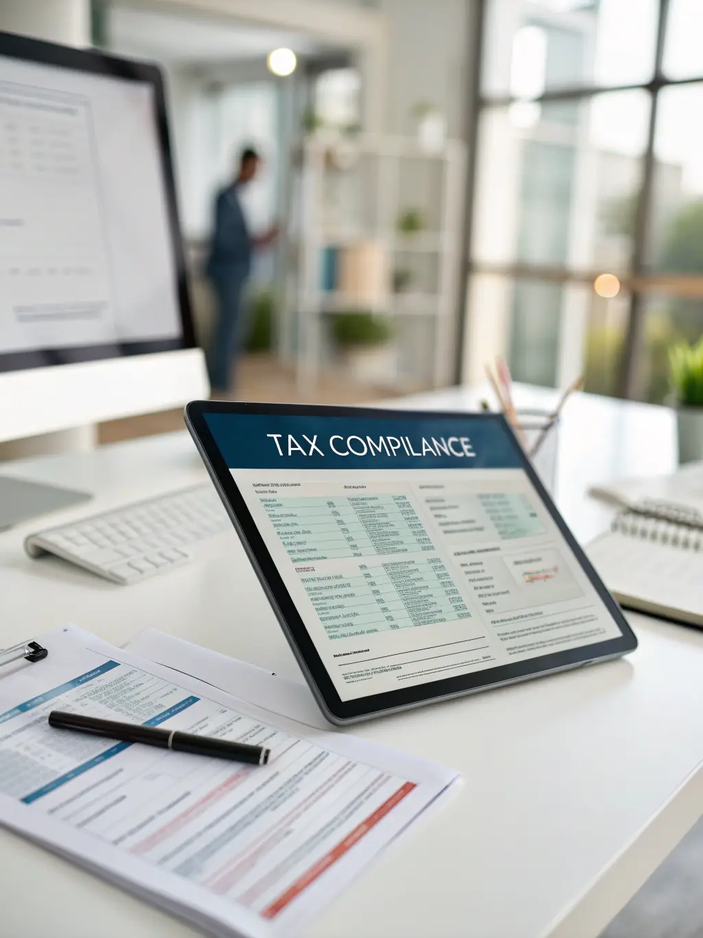An image of a South African tax form being filled out, representing expertise in local tax laws and compliance.